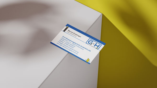 gh zerspanungstechnik visitenkarte